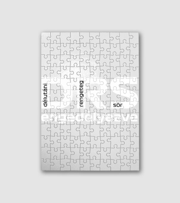 DRS engedélyezve - sör minta fehér pólón