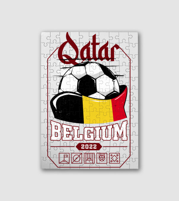 Quatar team belgium minta fehér pólón