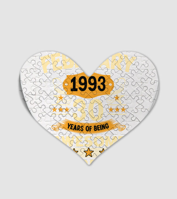 February 1993 30 years of being limited edition minta fehér pólón