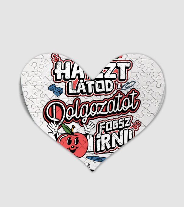 Ha ezt látod dolgozatot fogsz írni minta fehér pólón