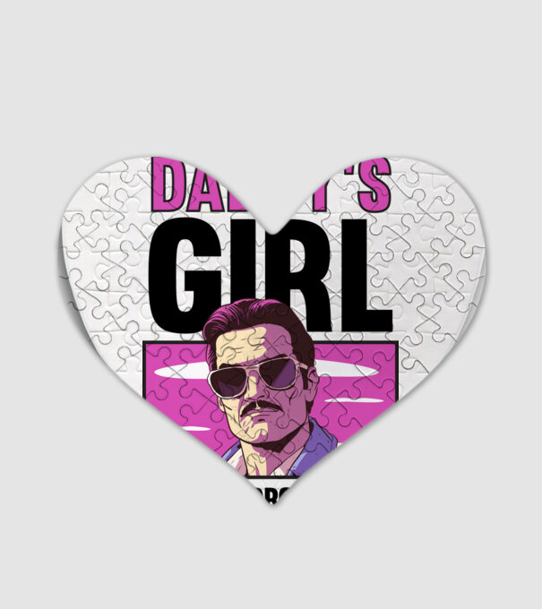 Pedro Pascal Daddys girl minta fehér pólón