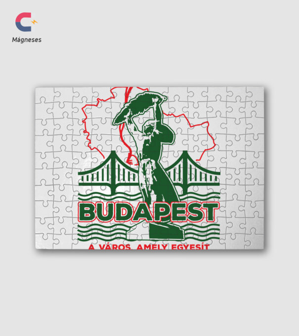 Budapest a város amely egyesít minta fehér pólón