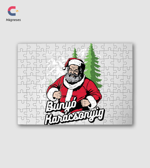 Bunyó Karácsonyig Bud Spencer minta fehér pólón