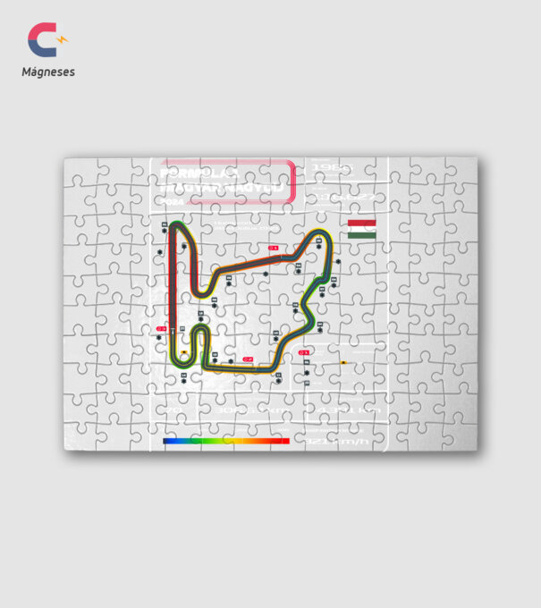 HUNGARORING 2024 minta fehér pólón