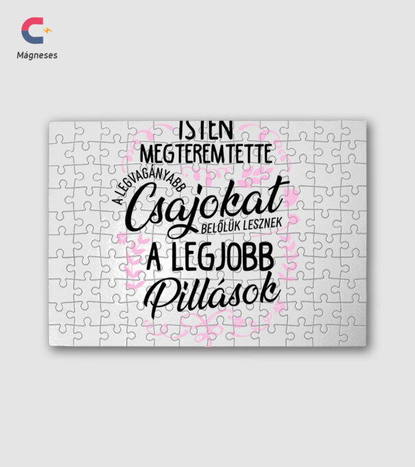 Legvagányabb csajok Pillás minta fehér pólón
