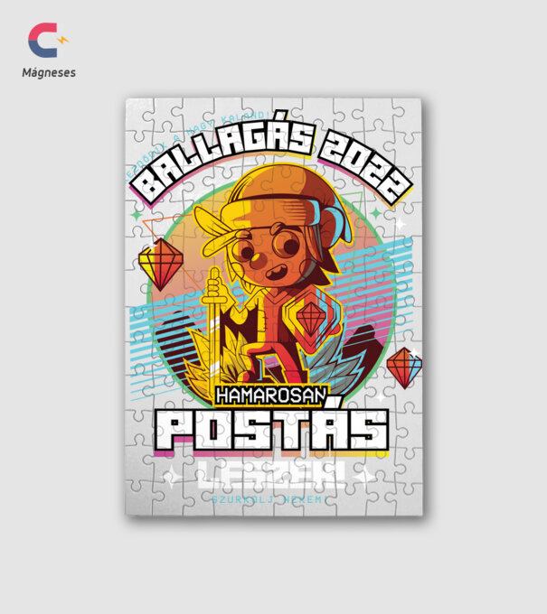 Arcade Jövőbeli szakmás postás minta fehér pólón