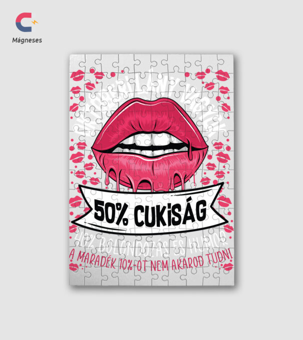 Cuki és bolondos szülinapos OKTÓBER minta fehér pólón