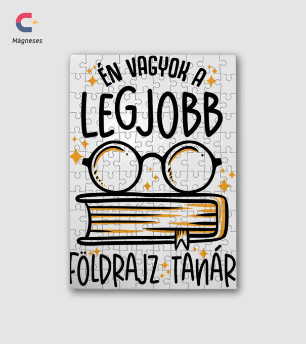 Legjobb drk földrajz tanár minta fehér pólón