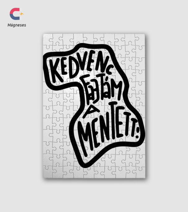 Sziluett kedvenc fajtám kutyás doodle minta fehér pólón
