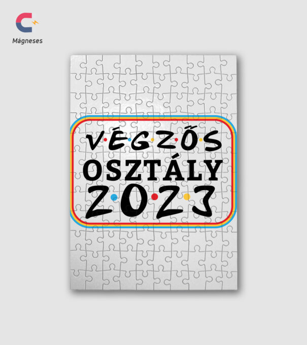Végzős osztály friends minta fehér pólón