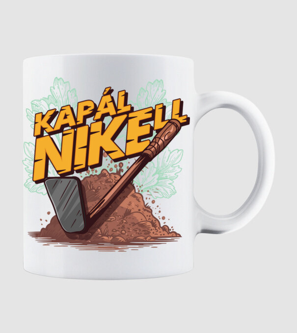 KapálNIKEll minta fehér pólón