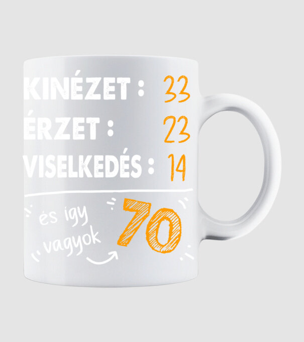 Kinézet, Érzet, Viselkedés 70 - Fekete alap minta fehér pólón