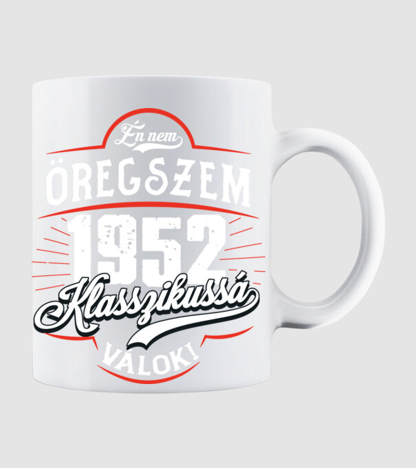 Klasszikussá válok__1952 minta fehér pólón