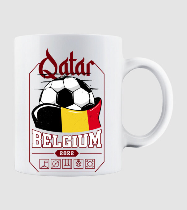 Quatar team belgium minta fehér pólón