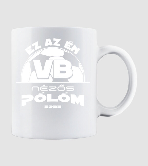 Vb nézős póló minta fehér pólón