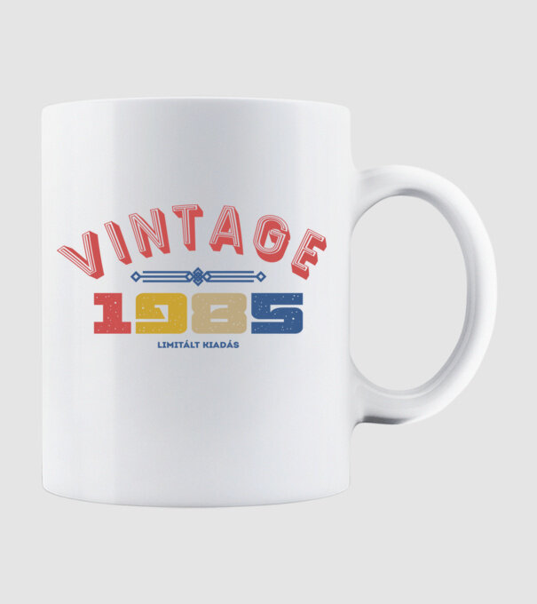 VINTAGE limited 1985 minta fehér pólón