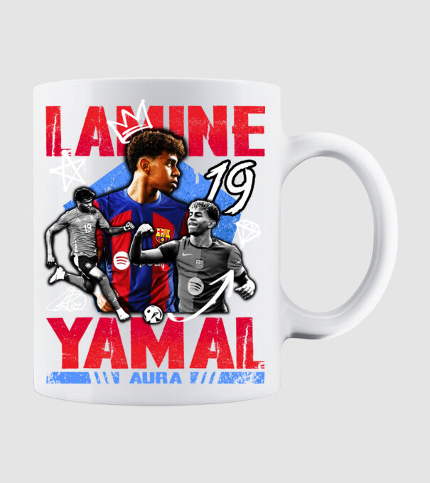 Yamal tribute minta fehér pólón