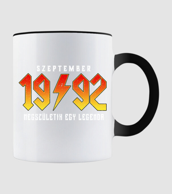 1992 Szeptember megszületik egy legenda minta fekete pólón