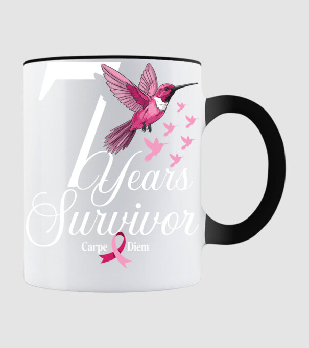 7 years survivor minta fekete pólón