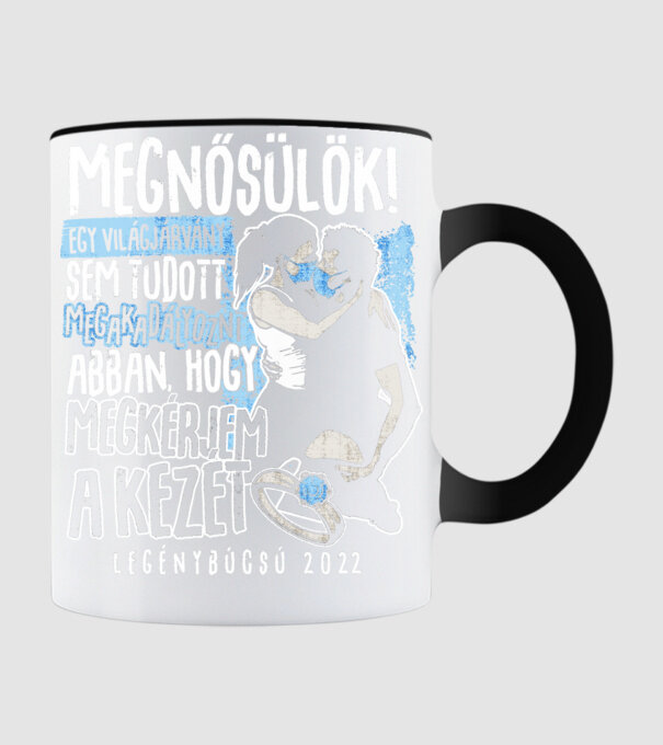 Egy világjárvány sem tudott megakadályozni hogy megkérjem a kezét feketére minta fekete pólón