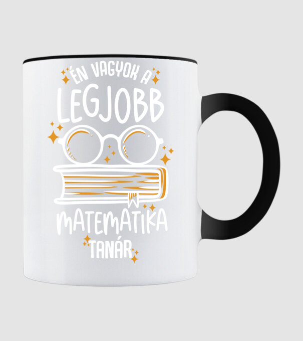 Legjobb lght matek tanár minta fekete pólón