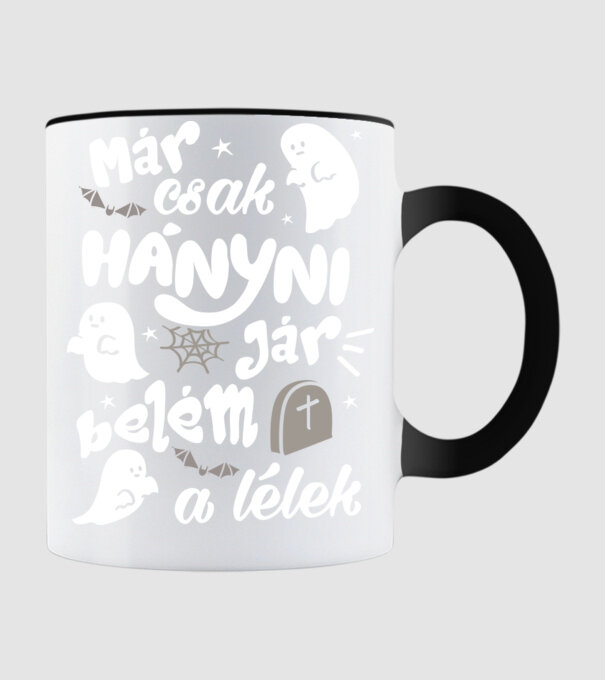 Már csak hányni jár belém a lélek sötét alapra minta fekete pólón