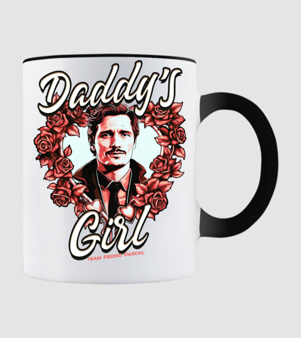 Pedro Pascal Daddys girl minta fekete pólón