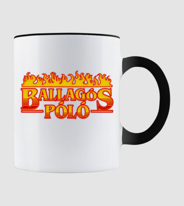 Stranger Things Ballagós póló minta fekete pólón