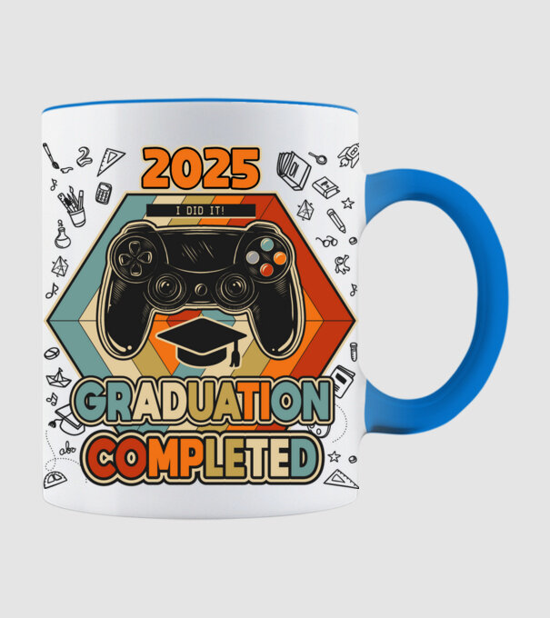 Grad completed minta világoskék pólón