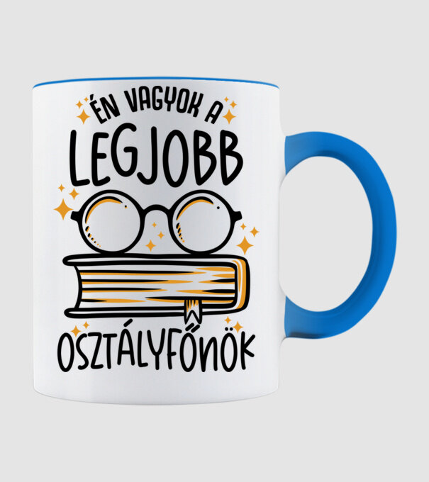 Legjobb drk osztályfőnök minta világoskék pólón