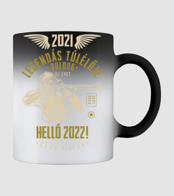 2021 túlélő minta fekete pólón
