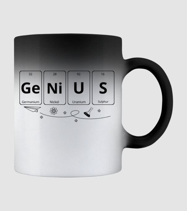 genius periodus minta fekete pólón