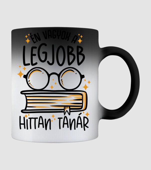 Legjobb drk hittan tanár minta fekete pólón