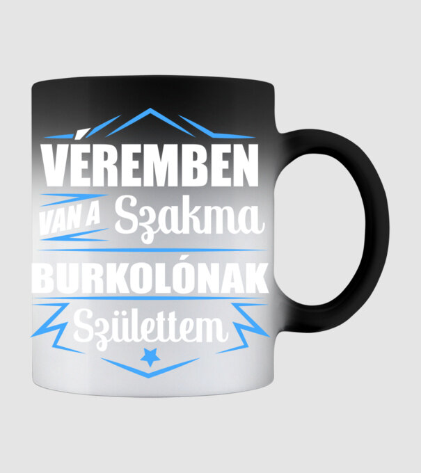 Véremben van a szakma Burkoló minta fekete pólón