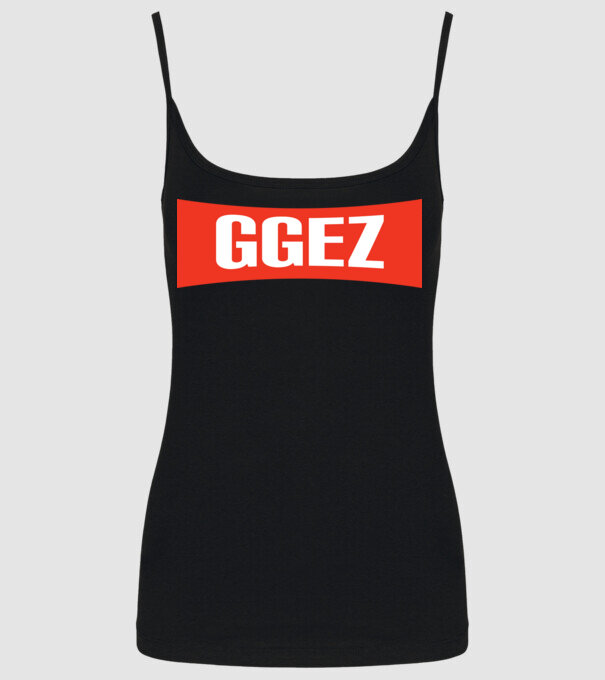 GAMER ggez minta fekete pólón