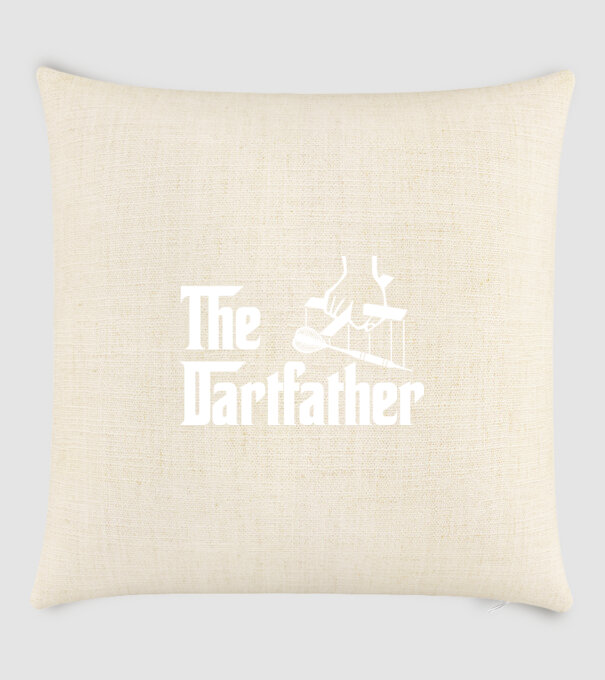 The Dartfather - fehér minta homokszín pólón