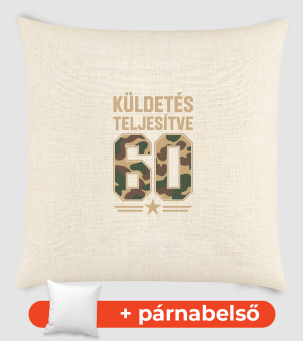 Küldetés teljesítve 60 minta homokszín pólón