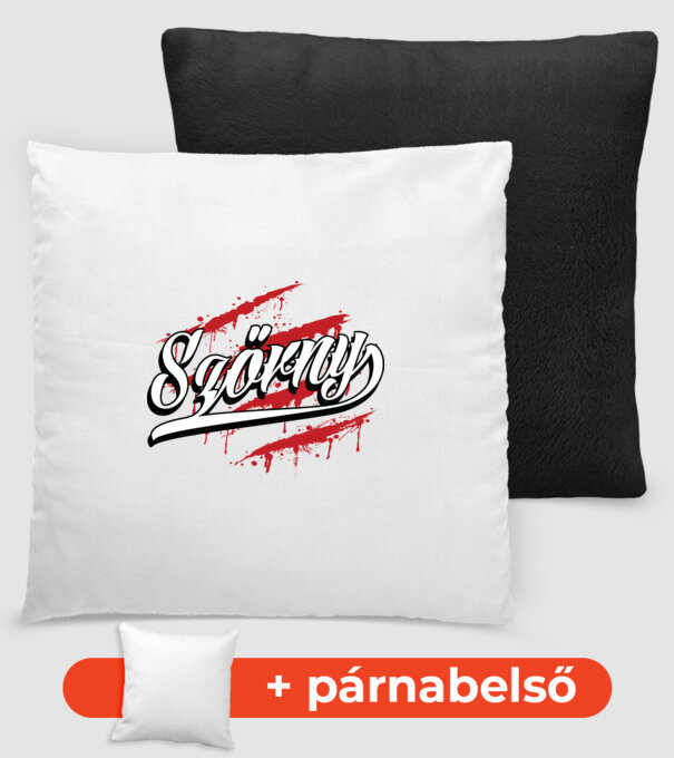 Szépség és a Szörny Szörny basic minta fekete pólón