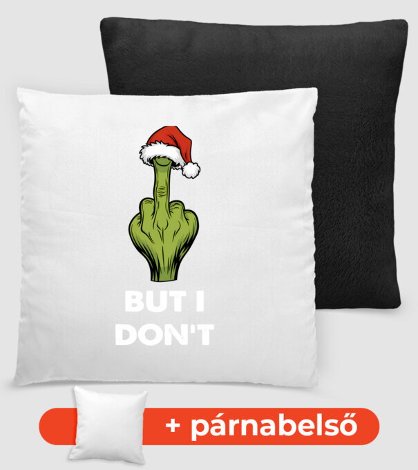 Szeretem a karácsonyi páros pólókat, de én nem Grinch Fekete pólóra angol minta fekete pólón