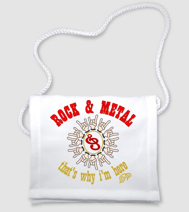 Örök Rockvilla minta fehér pólón