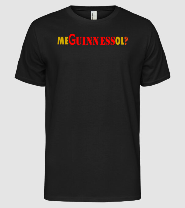 Megint Iszol Felirat minta fekete pólón
