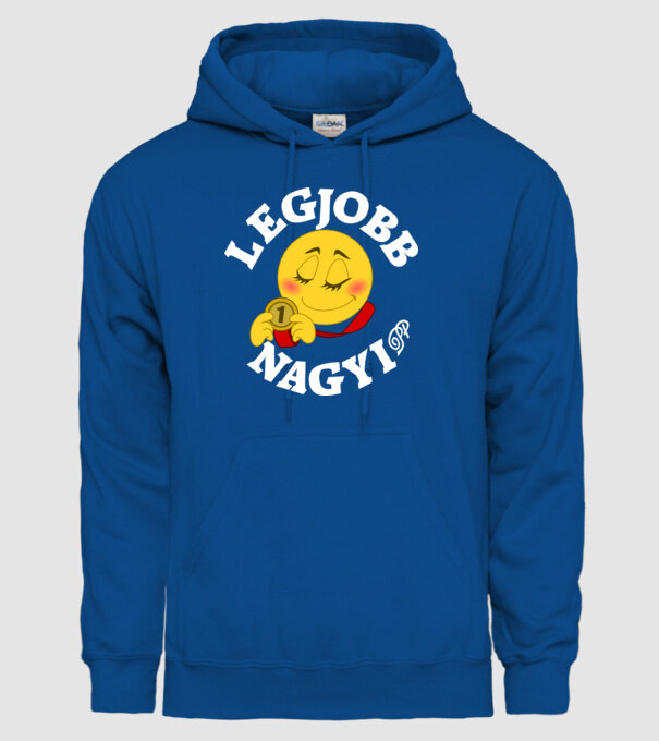 Legjobb Nagyi minta királykék pólón