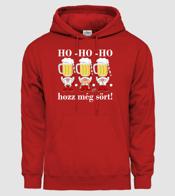 Hozz Még Sört Apók A minta piros pólón