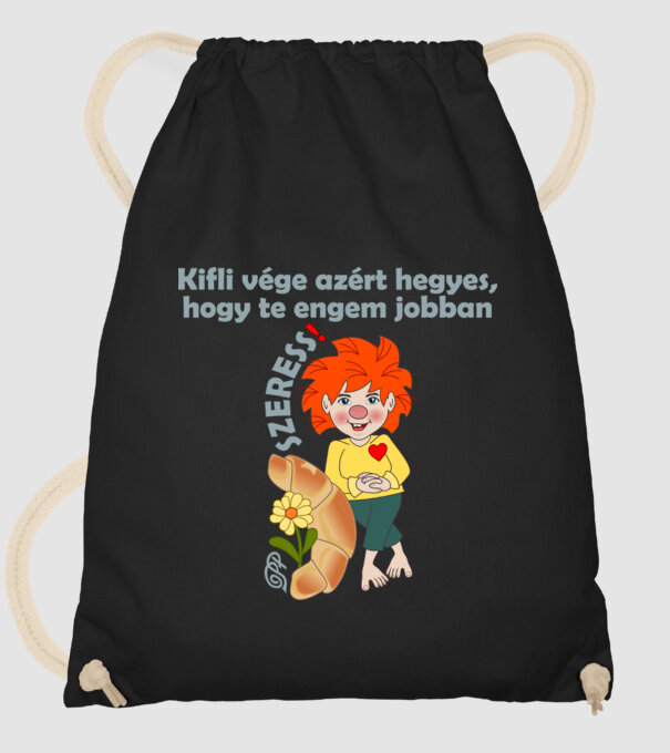 Kobold Kiflivel minta fekete pólón