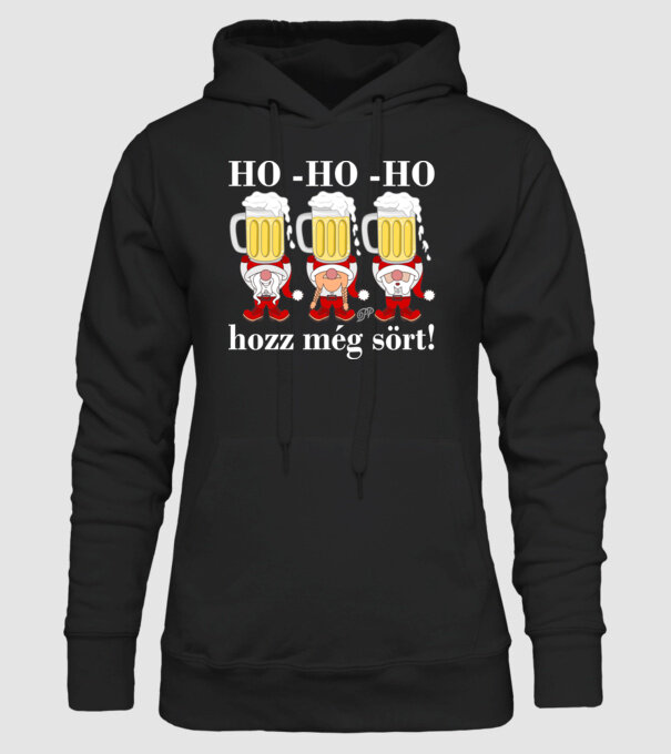 Hozz Még Sört Apók A minta fekete pólón