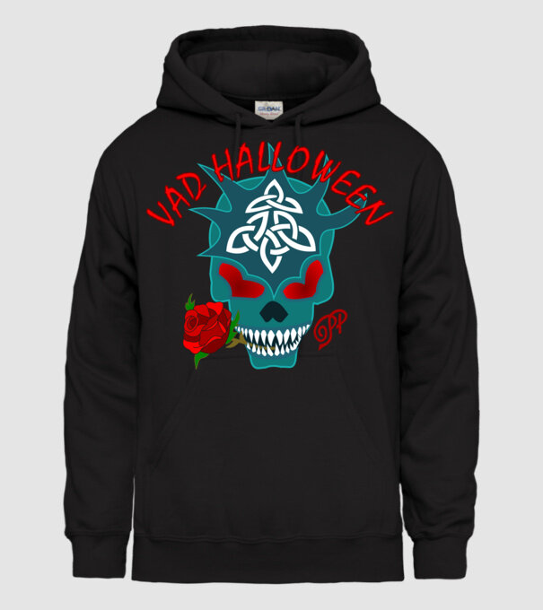 Vad Halloween minta fekete pólón