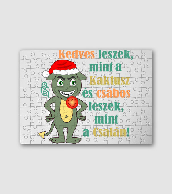 Kedves Csábos Grincs minta fehér pólón