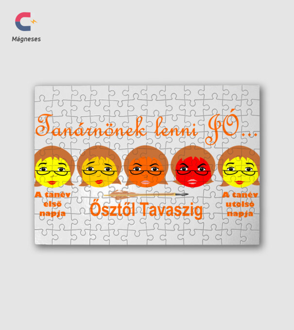 Tanárnőnek lenni jó minta fehér pólón