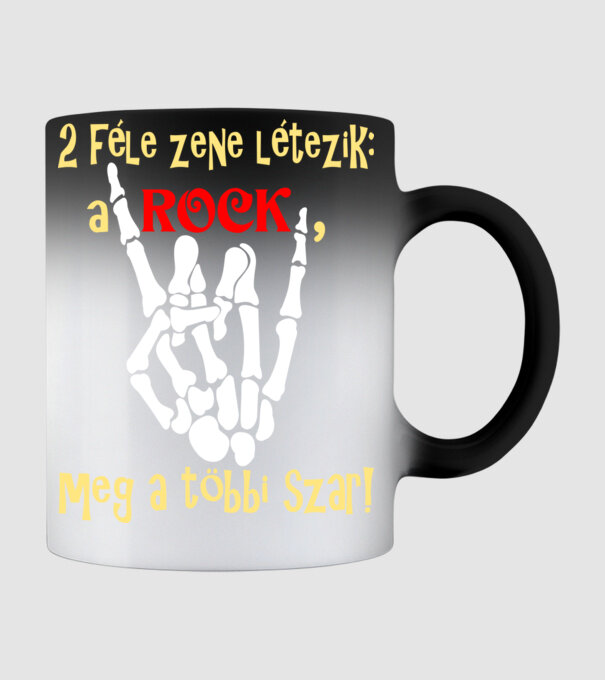 2 féle zene minta fekete pólón