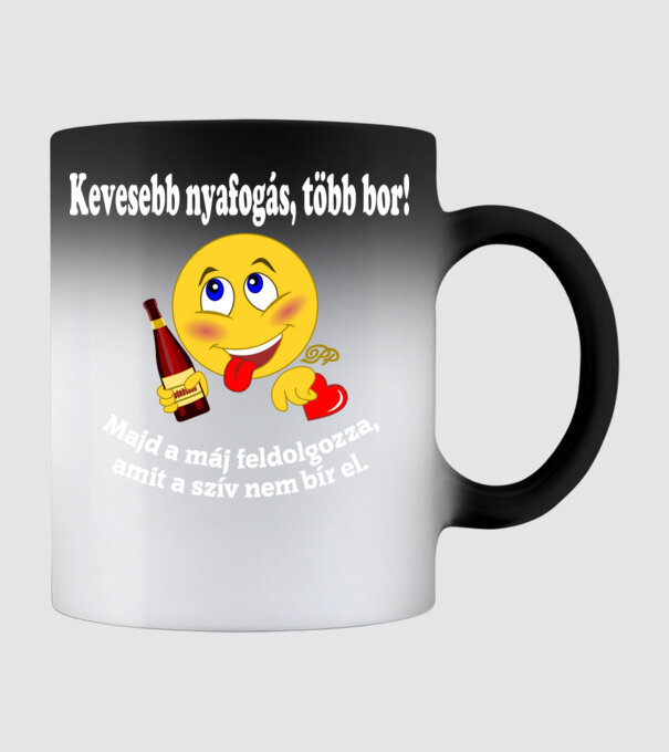 Boros Poén Szívgyógyszer minta fekete pólón